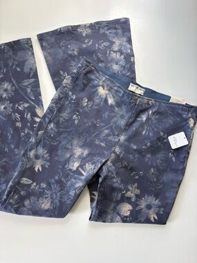 Free People NWT Penny Pull On Printed Jeans 32